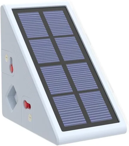 Vista 4 de VOLISUN Paquete de 6 luces solares para escaleras, 7 colores fijos, luces solares para escalones al aire libre, impermeables, IP67, luz LED