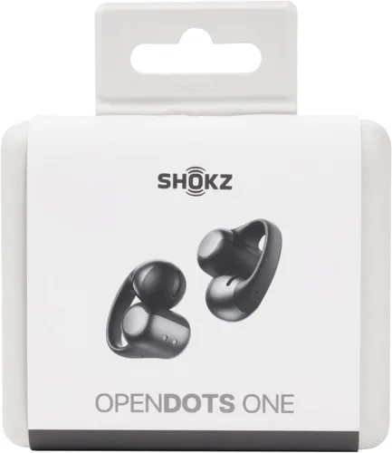 Vista 10 de SHOKZ OpenDots ONE - Auriculares de oído abierto, Auriculares de clip con micrófono - Auriculares inalámbricos Bluetooth con micrófono - Seguros