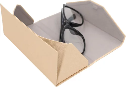Vista 70 de Real Sic Funda para lentes de sol para hombres y mujeres, soporte magnético plegable para lentes de sol, inspirado en el color sólido