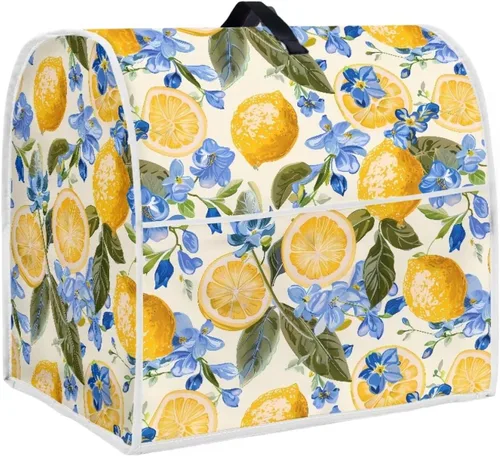 Vista 26 de Funda para batidora de pie de mármol azul compatible con mezclador de cocina de 6 a 8 cuartos de galón, cubierta antipolvo, lavable, ajuste