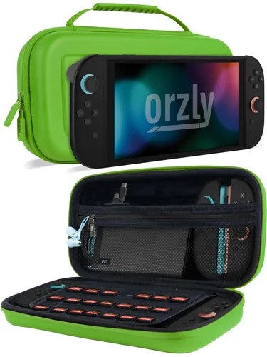 Vista 39 de Orzly Carry Case for Nintendo Switch Lite - Portable Travel Carry Case with storage for Switch Lite Games & Accessories [Solid Black]