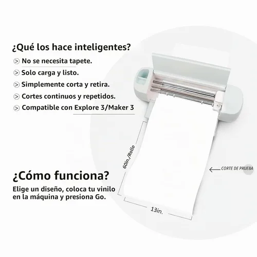 Vista 4 de TECKWRAP 001 Vinilo adhesivo inteligente permanente, 13 pulgadas x 5 pies, vinilo para proyectos de calcomanías de bricolaje, compatible con Blanco