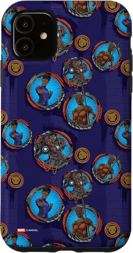 Vista 5 de iPhone 15 Marvel Black Panther: Wakanda Forever Okoye Shuri Ironheart Case
