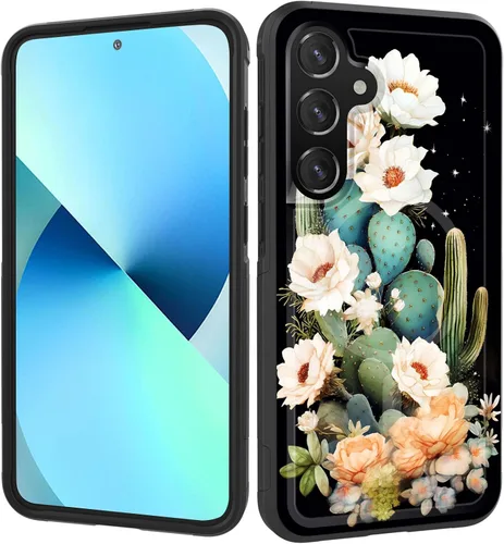 Vista 166 de Funda magnética para Galaxy A16 5G, [compatible con MagSafe] [protección contra caídas de grado militar] Funda resistente a prueba de golpes