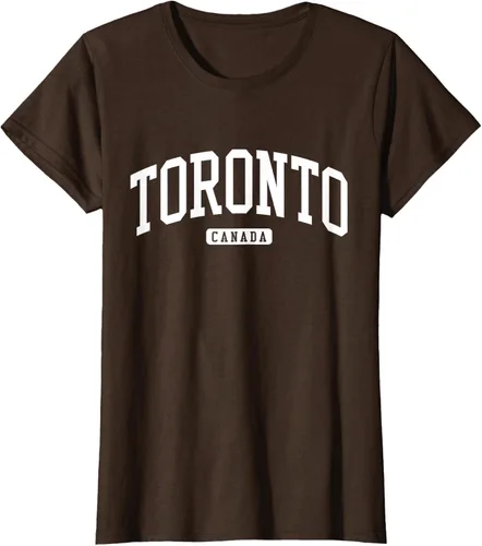 Vista 18 de Camiseta estilo universitario de Toronto Canada, Negro