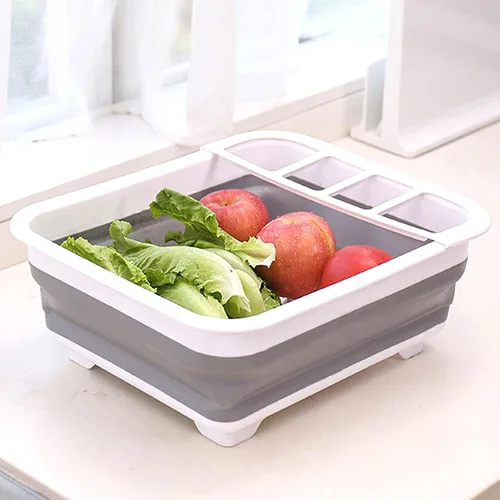 Vista 7 de Goderewild Escurridor de Platos Plegable para Secar Platos - Diseño que Ahorra Espacio y Plegable con Componentes Extraíbles Versátiles