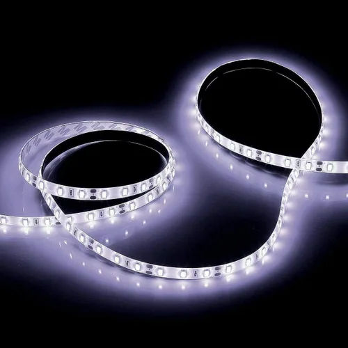 Vista 3 de Tira de luz LED de 12 V, SMD 5630 flexible, impermeable, cinta de luz de 16.4 pies para el hogar, cocina y más, color blanco 6000K