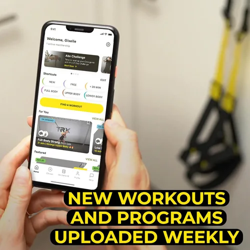 Vista 7 de TRX Entrenador de suspensión Pro3 + TRX Training Membresía bajo demanda de 6 meses