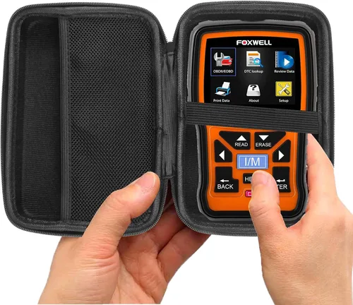 Vista 6 de Leayjeen - Funda de viaje compatible con NT301 Obd2, color negro