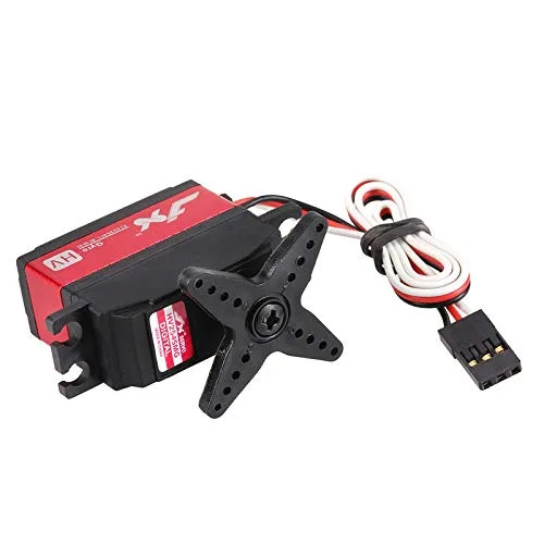 Vista 5 de JX PDI-HV2545MG - Servo de cola digital de alta tensión para helicóptero RC 450 500 (0.88 oz)