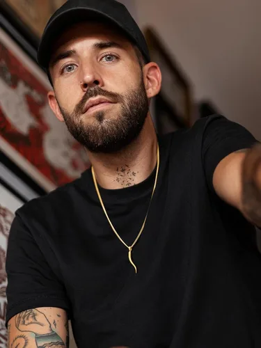 Vista 2 de U7 Colgante de cuerno italiano para hombres y mujeres, acero inoxidablenegrooro de 18 quilates, joyería de protección de talismán amuleto