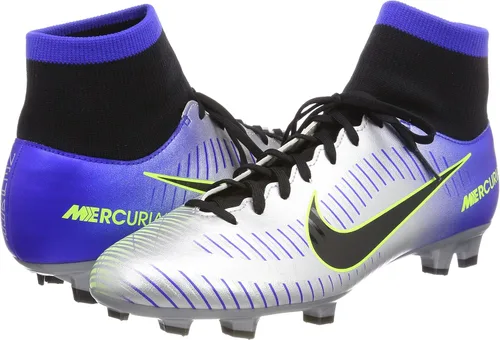Vista 7 de Nike Mercurial Victory Vi Df NJR Fg - Tenis de fútbol para hombre, Azul Patchwork