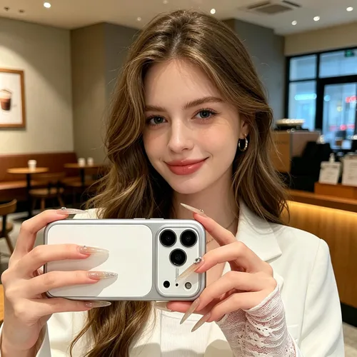 Vista 7 de Funda de silicona líquida para iPhone 17 Pro Max equipada con película protectora de lente, anticolisión suave al tacto y resistente a las manchas