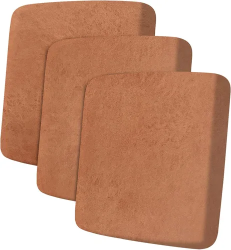 Vista 70 de ANARACHON Fundas de cojín de sofá con aspecto de cuero, juego de fundas de asiento de sofá, protector de muebles para sillón seccional, sofá biplaza