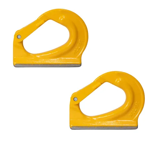 Vista 12 de Mytee Products Gancho de anclaje soldado de 2 toneladas G80 para grúa de rescate, tractor de aparejo, elevación con límite de carga de 4400 libras