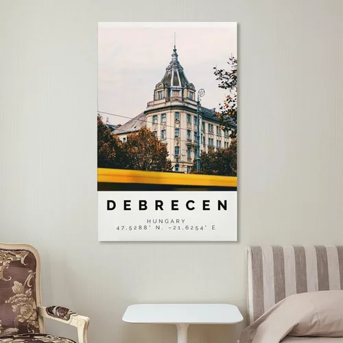 Vista 7 de Póster de Debrecen Impresión Colorida, Arte de Pared de Debrecen, Decoración de Fotos Debrecen, Impresión de Viaje de Debrecen, Póster de Pintura