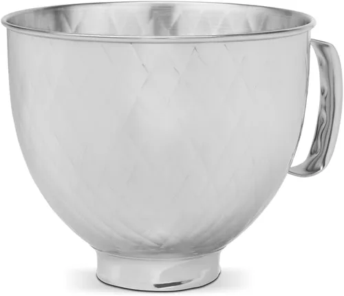 Vista 2 de KitchenAid Tazón de Acero Inoxidable de 5 Cuartos para todas las Batidoras de Pie con Cabezal Inclinable de 4.5-5 Cuartos KSM5SSBQB, Acero