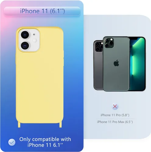 Vista 153 de Funda compatible con iPhone 8 Plus, iPhone 7 Plus/6 Plus/6S Plus con cordón, funda cruzada para iPhone con correa ajustable de silicona para iPhone