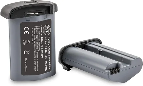 Vista 3 de BM Premium Paquete de 2 baterías LP-E19 de alta capacidad y cargador para cámaras Canon EOS R3, EOS 1D X Mark III, EOS 1D X Mark II, EOS 1DX, EOS