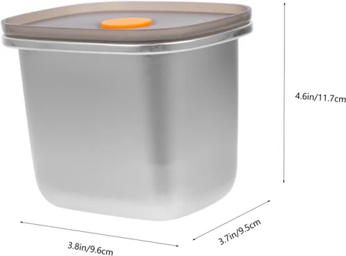 Vista 6 de DOITOOL Caja de 2 piezas para refrigerador, soporte de frutas, cajas de almacenamiento de alimentos para nevera, contenedor de almacenamiento
