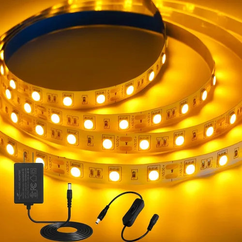Vista 14 de iNextStation Tira de Luz LED UV Negra USB, 2M/6.6 pies 5V SMD5050 LEDs 395nm-405nm Tira de Luz Negra para Fluorescente, Curación de Impresión 3D