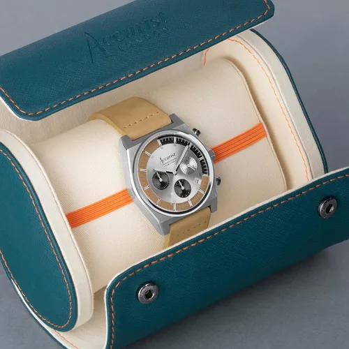 Vista 7 de Accurist Origin - Reloj de cuarzo de 1.614in para hombre con cronógrafo analógico