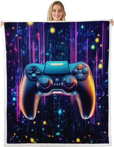Vista 17 de Castle Fairy Manta de felpa para niños con estampado de guitarra, temática musical, instrumentos de bajo, manta de cama para decoración del hogar