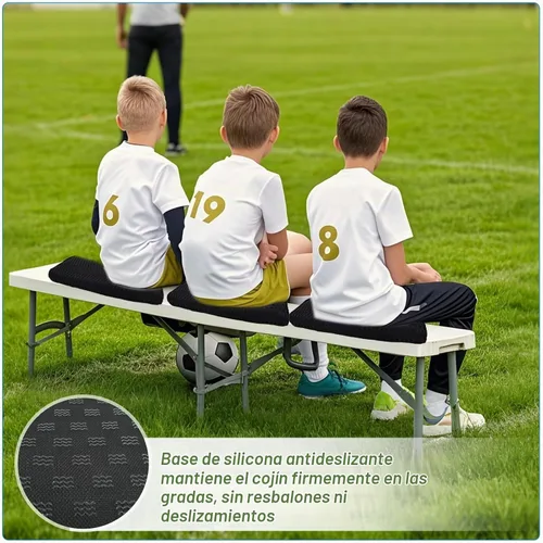 Vista 4 de Esme L&H Stadium Seat Cushions, 3D Mesh Fabric Bleacher Cushion, Portable Stadium Seat Cushion for Bleachers