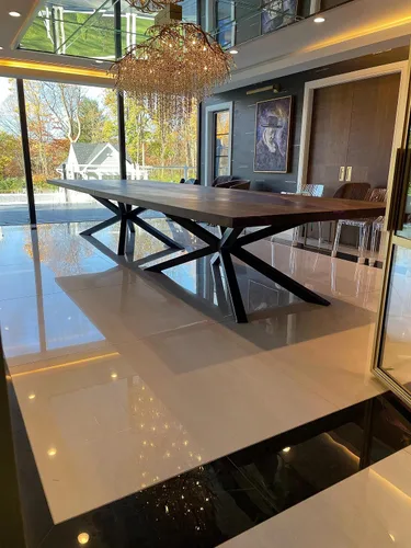 Vista 4 de Base de mesa de metal estilo araña