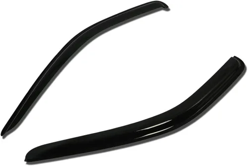 Vista 14 de Auto Dynasty 2 piezas viseras de ventana con cinta adhesiva protector de lluvia compatible con Dodge Stratus Chrysler Sebring 2001-2005 Cupé de 2