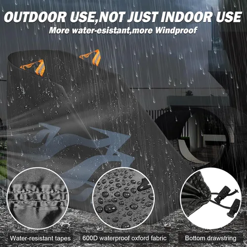 Vista 2 de XYZCTEM Cubierta de cinta de correr impermeable a prueba de polvo para máquina de correr, equipo de entrenamiento de ejercicio, protección