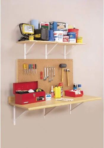 Vista 2 de Knape y Vogt 208wh500Heavy Duty Shelf Bracket por Knape y Vogt