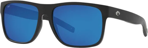 Vista 10 de Costa Man - Gafas de sol con montura negra mate, lentes de espejo verde, 2.323 in