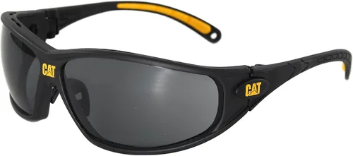 Vista 7 de Caterpillar Tread Gafas de seguridad, negro y amarillo, espejo azul, unisex