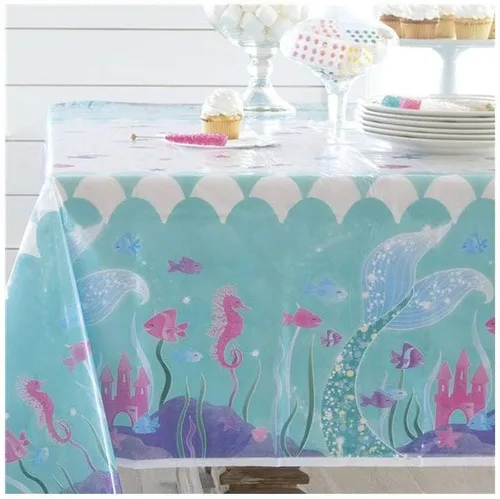 Vista 2 de Mermaid, Cubierta de mesa, Multicolor