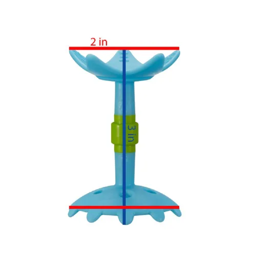 Vista 5 de Innobaby EZ Grip - Juego de mordedores de masaje - Estrella amarilla y azul amarillo/azul