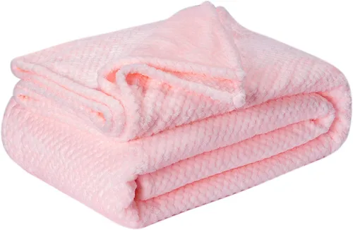 Vista 28 de Manta difusa o manta mullida para bebé, suave y cálida y acogedora manta de lana de coral para niños pequeños, bebés o recién nacidos, para cuna