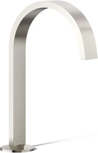Vista 16 de Kohler 77968-BL Components - Caño para grifo de lavabo con diseño de cinta, 1.2 gpm, color negro mate