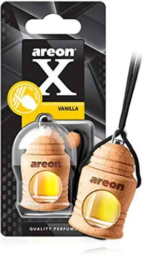 Vista 8 de AREON Fresco X FRXV01 - Ambientador colgante para coche y hogar, cristal negro