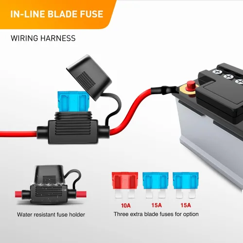 Vista 9 de GOOACC Barra de luz LED ámbar de triple fila de 12 pulgadas, 240W, 30000LM, combo de inundación y foco, luz de trabajo todoterreno para conducción
