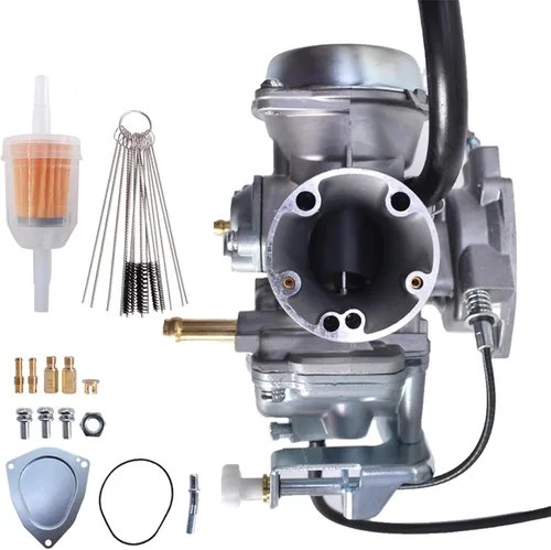 Vista 7 de Repuesto de carburador para Suzuki Ozark 250 LTF250 2002-2010 LTZ250 2004-2009 13200-05G01 Replacement for LTZ250 2004-2009 Replacement for