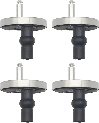 Vista 4 de MUU Kit universal de pernos para asiento de inodoro, tornillos, liberación rápida, fácil de instalar, kit de piezas de repuesto para asiento
