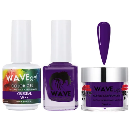 Vista 7 de WAVEGEL - Juego de gel de remojo, laca de uñas y polvo acrílico a juego - Colección Simplicity - #P109 Blizzard