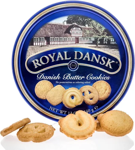 Vista 4 de Royal Dansk Selección de galletas danesas, sin conservantes ni colorantes añadidos, 12 onzas