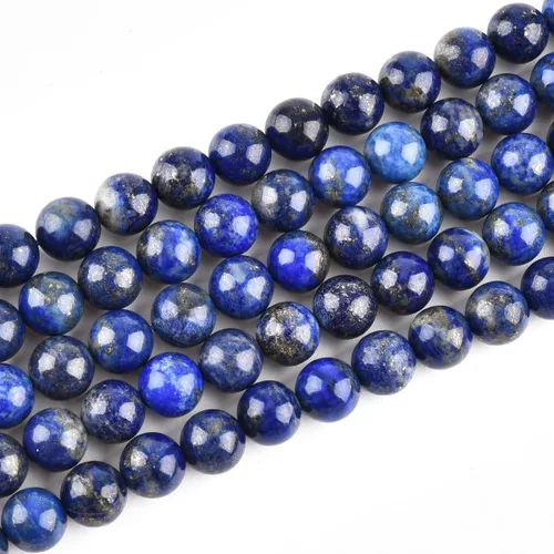 Vista 57 de Cuentas redondas africanas de turquesa natural de 4 mm para hacer joyas, piedras preciosas naturales, hebra semipreciosa, 15 pulgadas