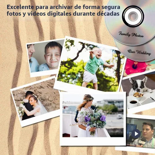 Vista 5 de CD-R 700MB 80 Minute 52x Recordable - Paquete de 100 cajas para pasteles (FFP) 631-805-BX, 100 discos