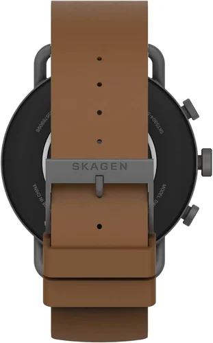 Vista 4 de Skagen Reloj inteligente con pantalla táctil Gen 6 con Alexa integrado, altavoz, frecuencia cardíaca, oxígeno en sangre, GPS, pagos sin contacto