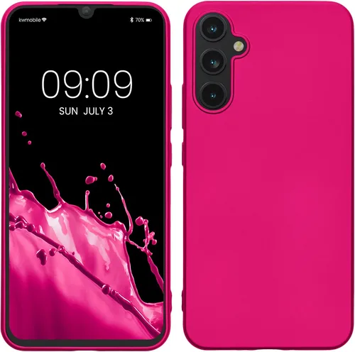 Vista 138 de kwmobile Funda compatible con Samsung Galaxy A12 - Funda protectora de silicona TPU suave y delgada - Azul Báltico