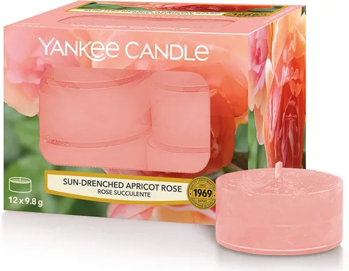 Vista 14 de YANKEE CANDLE Vela perfumada en tarro mediano, rosas recién cortadas, hasta 75 horas de tiempo de combustión