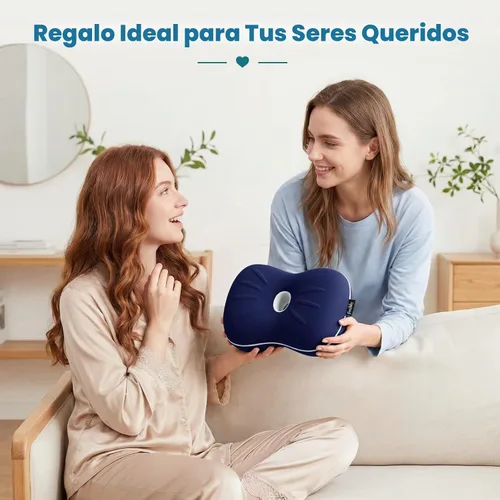 Vista 9 de Almohada de rodilla para personas que duermen de lado, almohada suave de alineación de la columna vertebral, almohadas de rodilla de espuma Cubierta